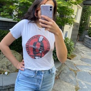 Free People Tom Petty Crop Top